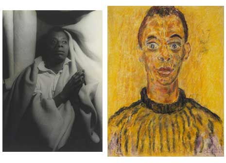 465x336 James Baldwin Beyond Black And White National Portrait Gallery - James Baldwin Painting