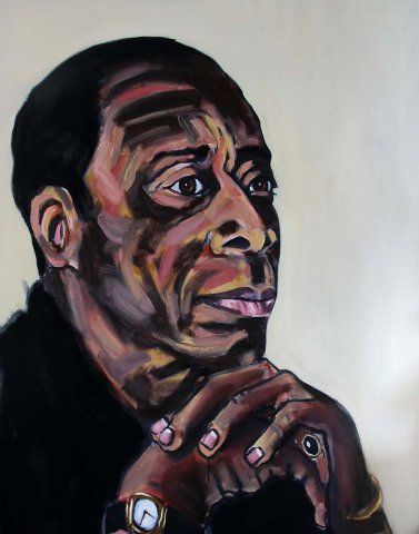 377x480 James Baldwin By Leon Vermeulen For More Please Visit Httpwww - James Baldwin Painting