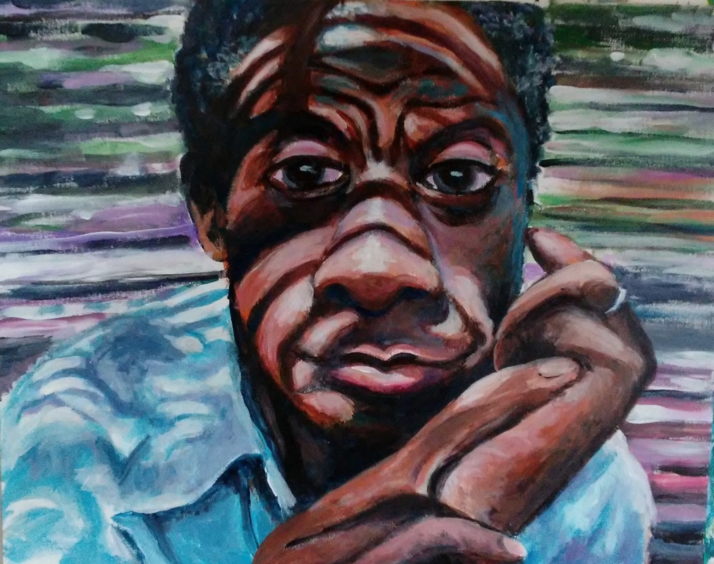 1013x800 Two New Paintings - James Baldwin Painting