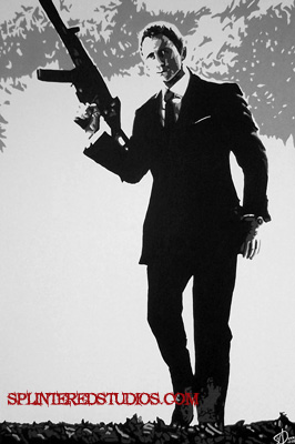 266x400 James Bond Quantum Of Solace Painting - James Bond Painting
