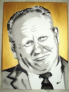 224x300 Canvas Painting James Bond Gert Frobe Auric Goldfinger Art 16x12 - James Bond Painting
