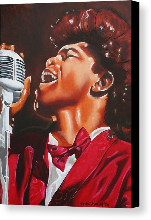 508x740 James Brown King Of Soul Canvas Print Canvas Art By Belle Massey - James Brown Painting
