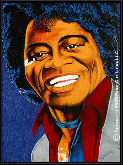 400x539 Neal Hamilton - James Brown Painting