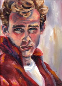 250x344 James Dean Paintings - James Dean Painting