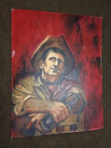 225x300 Vintage 1971 Authentic James Dean Painting Giant Classic Film Rare - James Dean Painting
