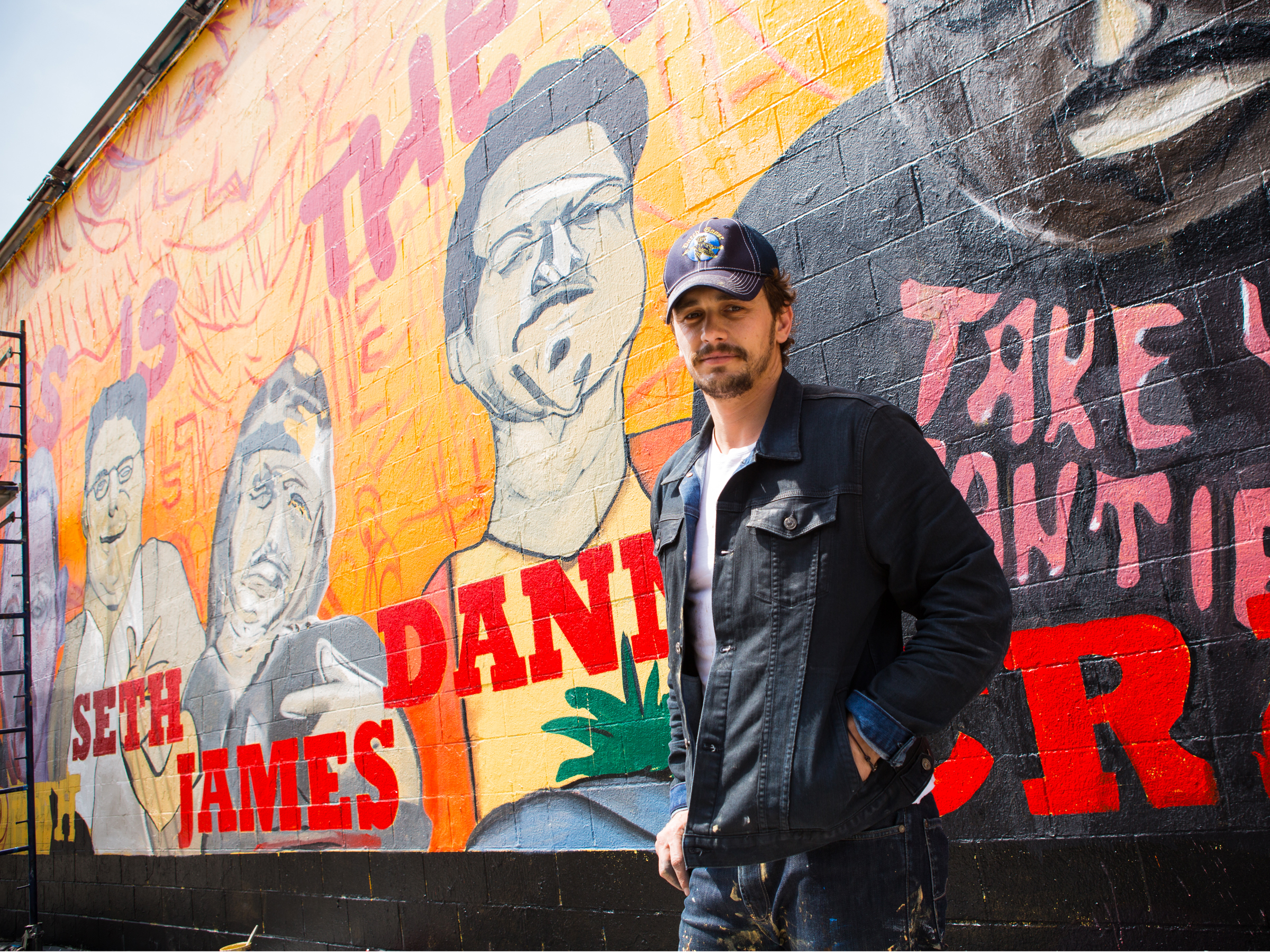 2400x1800 James Franco Created Tons Of Art Featured In His New Movie - James Franco Painting