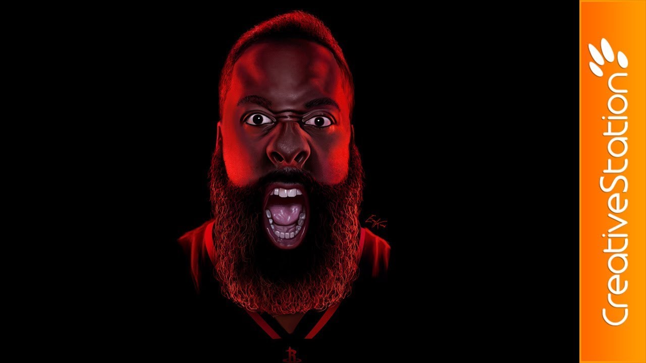 1280x720 James Harden - James Harden Painting