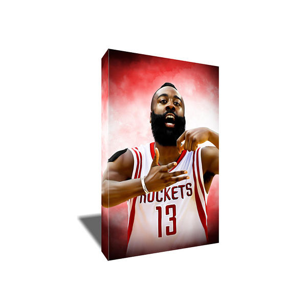 600x600 James Harden Cooking Time Canvas Art Painting By Artwrench Dotcom - James Harden Painting