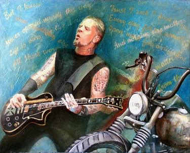 375x302 James Hetfield Paintings For Sale Saatchi Art - James Hetfield Painting