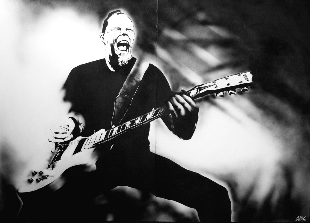 1024x736 James Hetfield Tribute - James Hetfield Painting