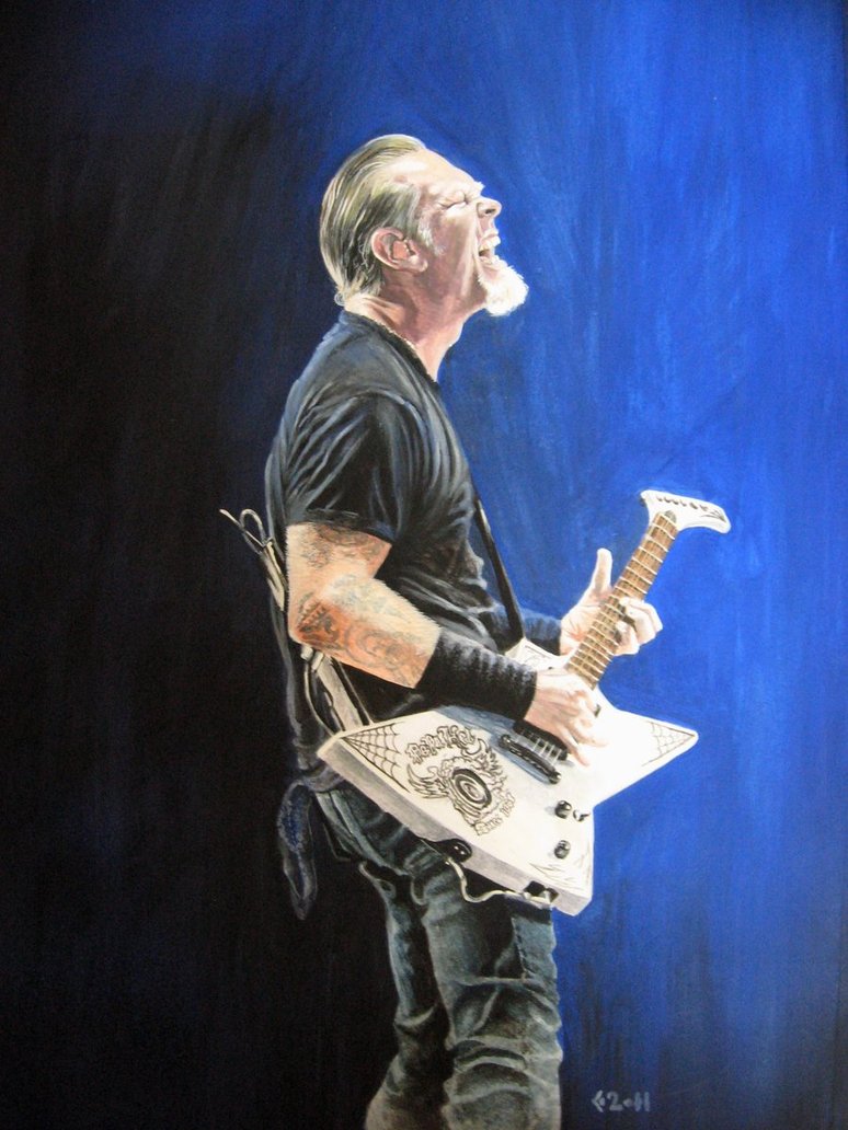 774x1032 James Hetfield By Cbailey52 - James Hetfield Painting
