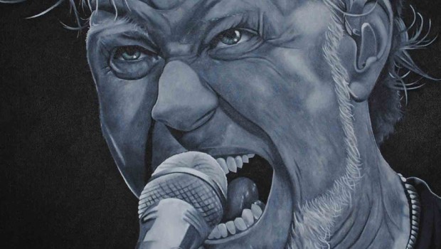 620x350 James Hetfield David Dunne Art - James Hetfield Painting