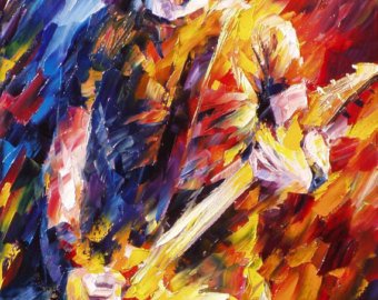 340x270 James Hetfield Art Etsy - James Hetfield Painting