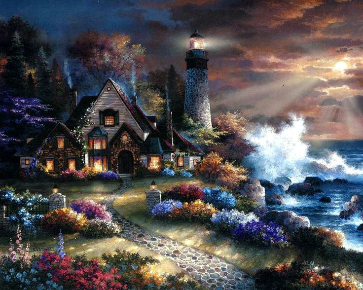 736x588 James Lee House Painting New House Designs - James Lee Oil Painting