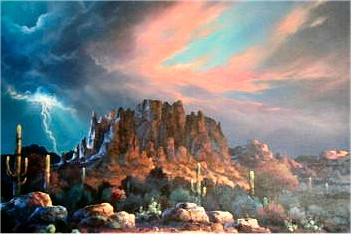 351x234 Tale Of The Lost Dutchman Bibliography With Comments - James Lee Oil Painting