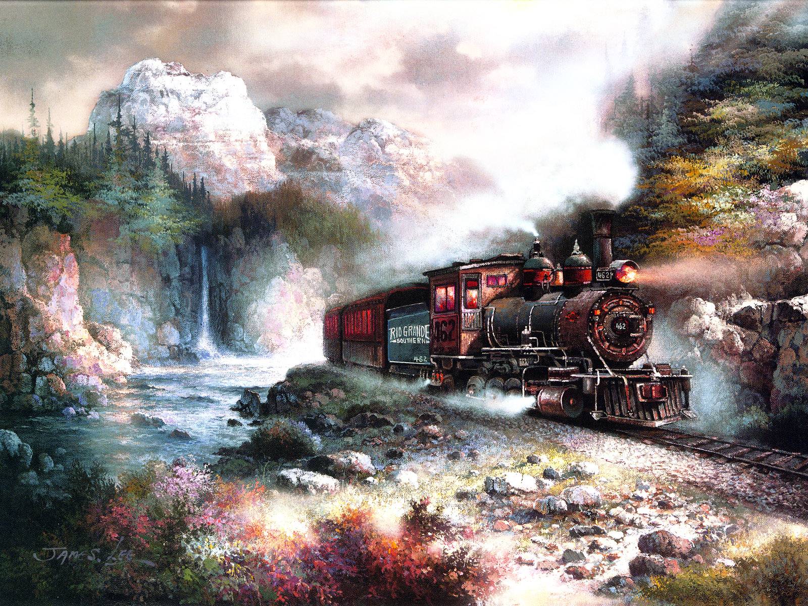 1600x1200 Rio Grande Express - James Lee Painting