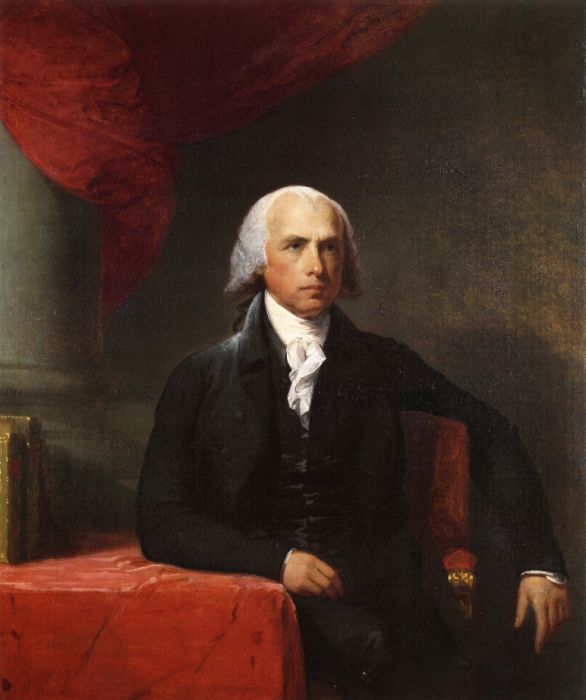 586x700 James Madison, 1805 - James Madison Painting