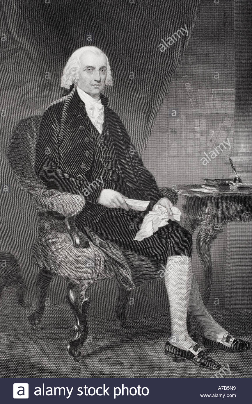 866x1390 James Madison 1751 1836 Fourth President Of The United States 1809 - James Madison Painting