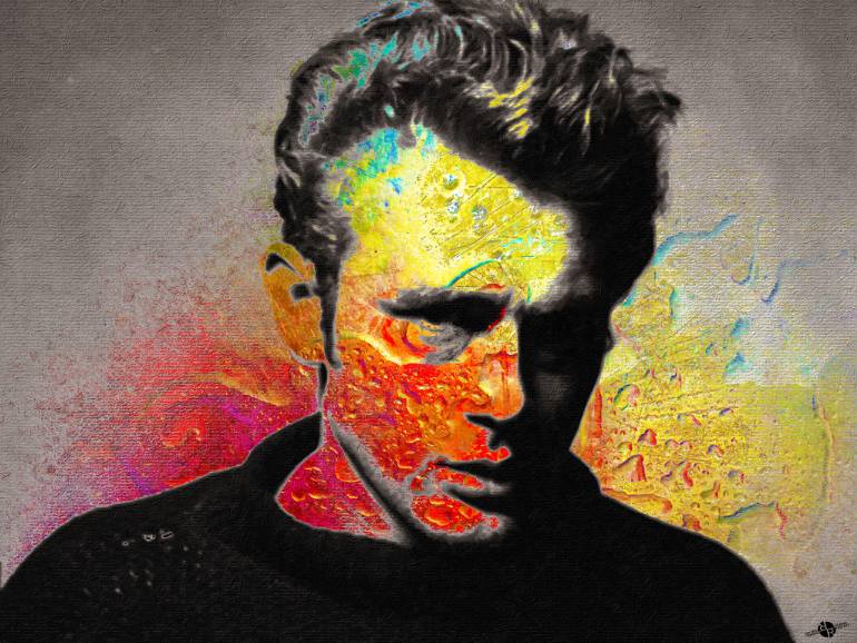 770x578 Saatchi Art James Dean Painting By Tony Rubino - James Painting