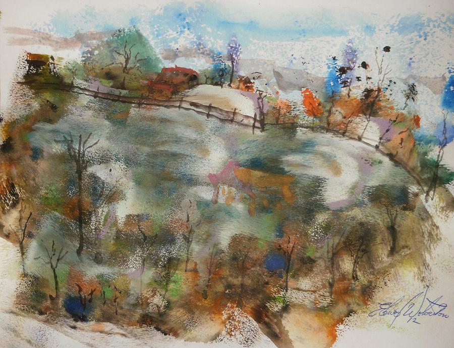 900x689 Jamestown Painting By Edward Wolverton - Jamestown Painting