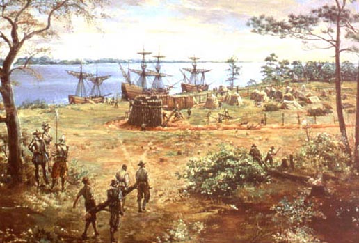 516x349 Jamestown Settlement, Virginia Ticket To Learn - Jamestown Painting