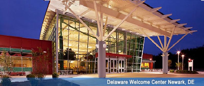 800x337 Delaware Welcome Center - Jamestown Painting