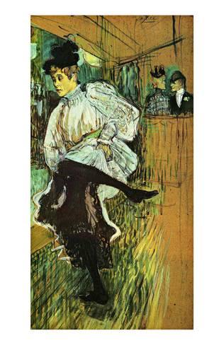 316x488 Jane Avril Dancing Giclee Print By Henri De Toulouse Lautrec - Jane Avril Painting