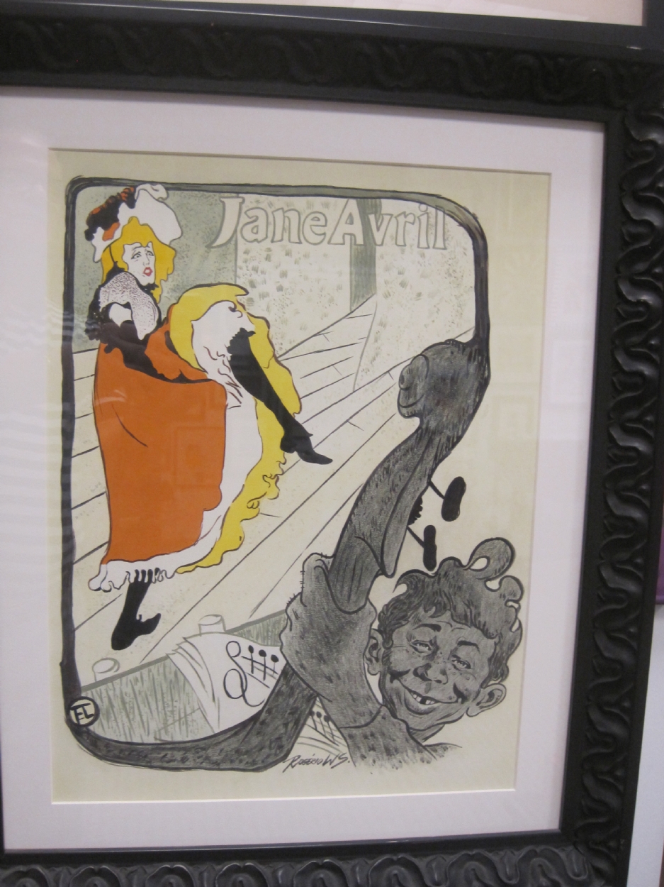 937x1250 Toulouse Lautrec Parody Painting Of Jane Avril, In Michael - Jane Avril Painting