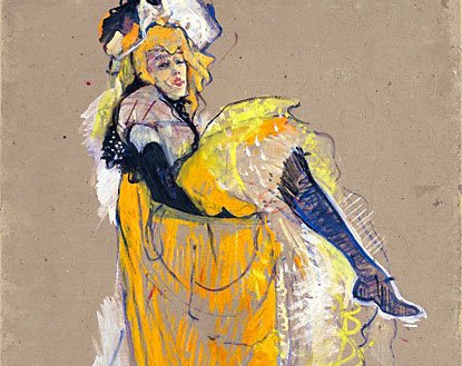415x329 Toulouse Lautrec And Jane Avril Beyond The Moulin Rouge - Jane Avril Painting