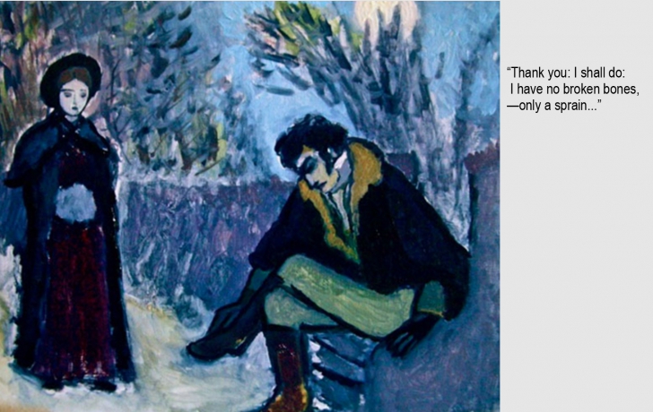 728x460 Painter Brings To Life 147 Scenes - Jane Eyre Painting