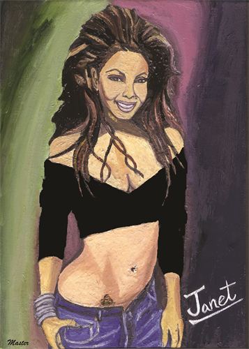 357x500 - Janet Jackson Painting