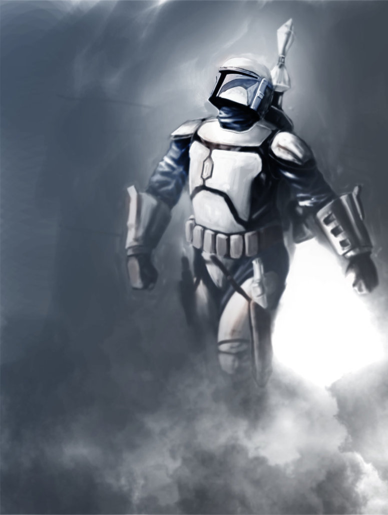 775x1030 Jango Fett By Gooncaptain - Jango Fett Painting
