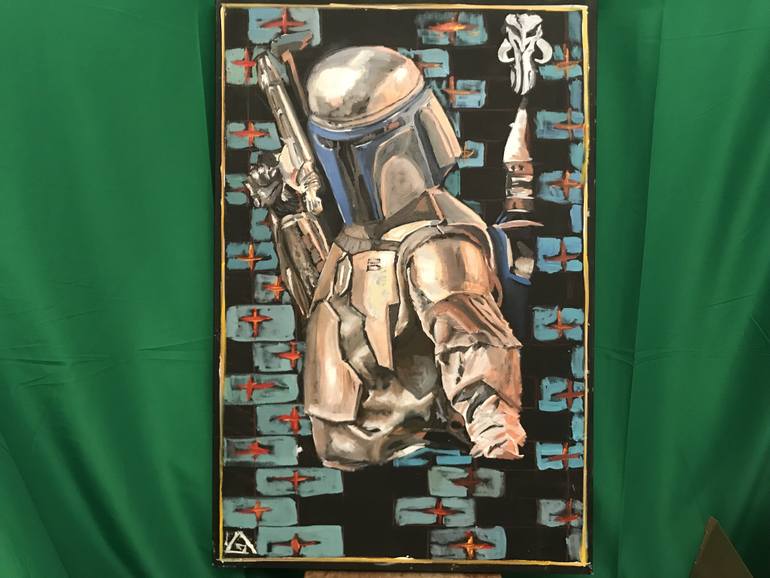 770x578 Saatchi Art Jango Fett Painting By Gerardo Zambrano - Jango Fett Painting