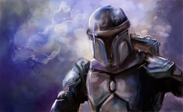 636x388 Speed Paint - Jango Fett Painting