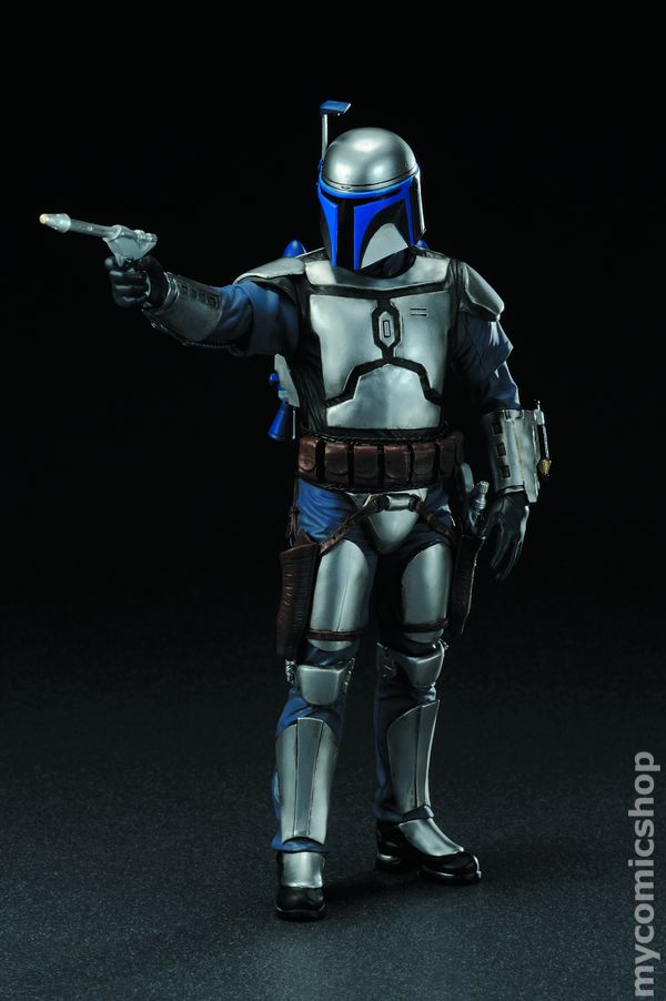 600x902 Star Wars Jango Fett Attack Of The Clones 110 Scale Pre Painted - Jango Fett Painting