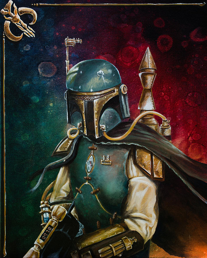 720x900 Boba Fett Paintings Fine Art America - Jango Fett Painting