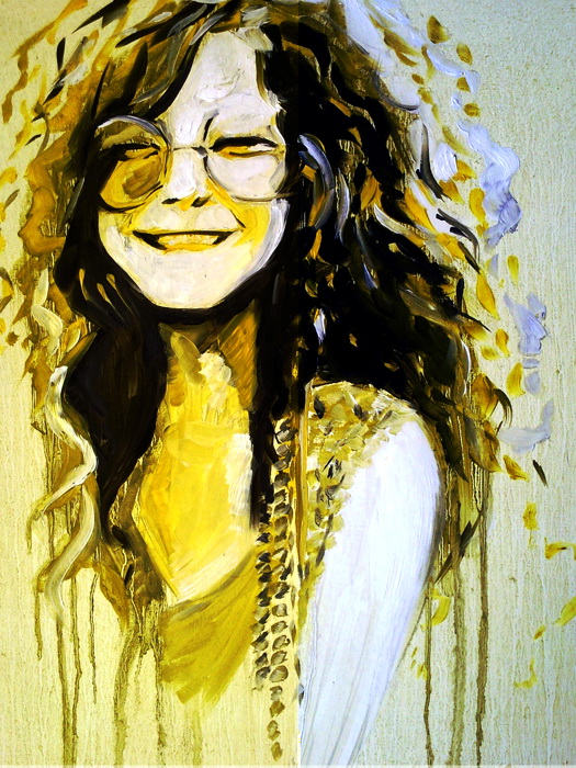 525x700 Janis Joplin Portrait Painting Art Music Wall Print Poster Au Ebay - Janis Joplin Painting