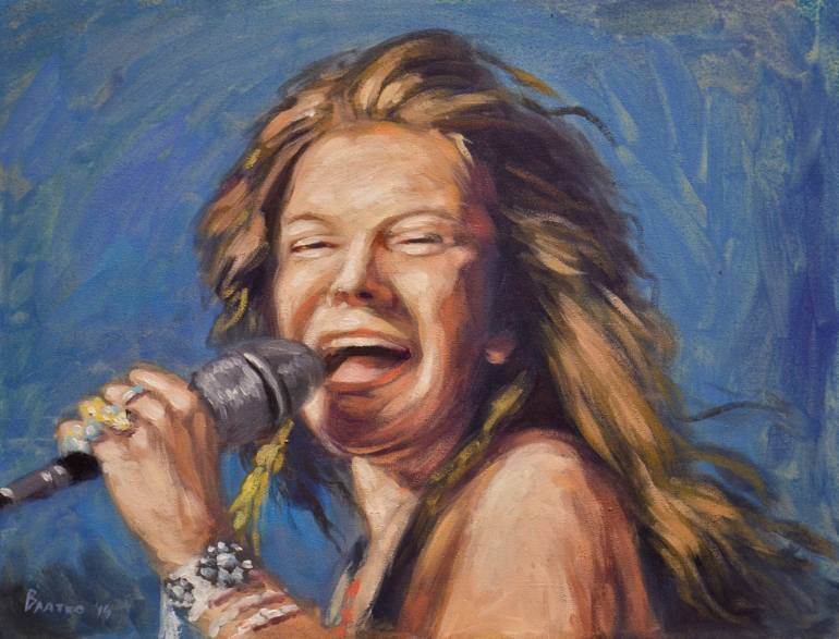 770x587 Saatchi Art Janis Joplin Painting By Vladimir I - Janis Joplin Painting