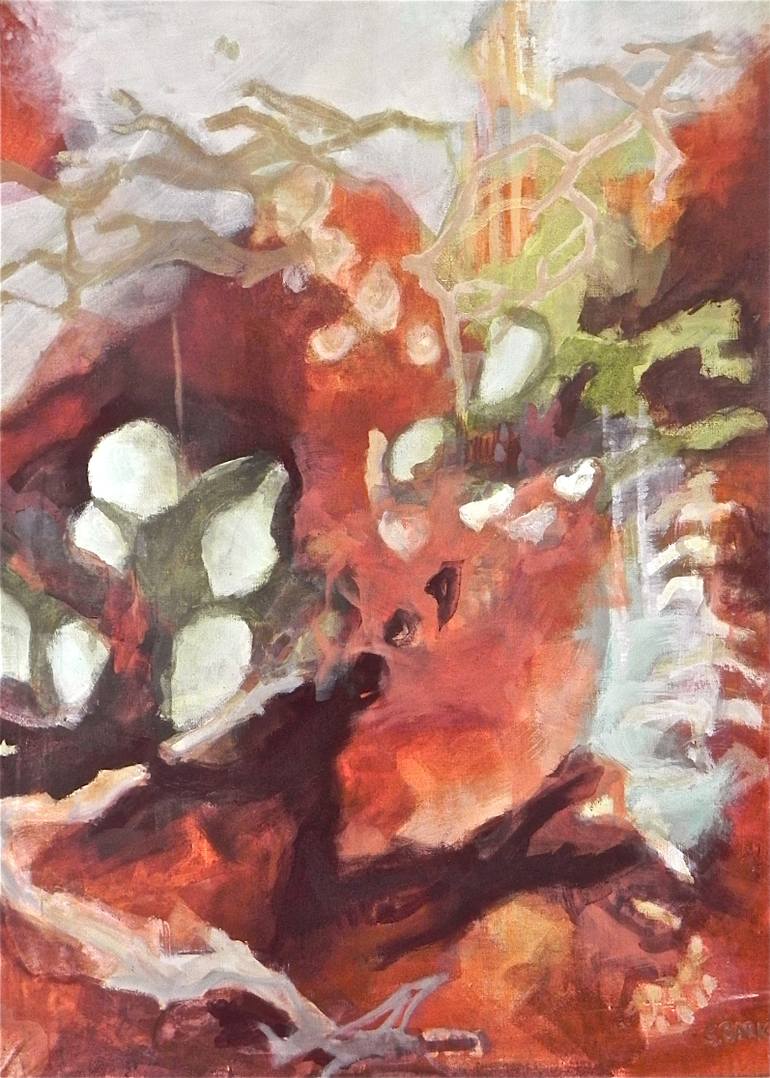 770x1078 Saatchi Art Sedona, January, Usa Painting By Susanna Bark - January Painting