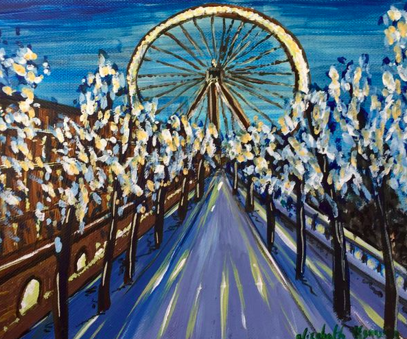 593x494 Selling Fast! Paint London + Wine Amp Antipasti! Southbank, Friday - January Painting