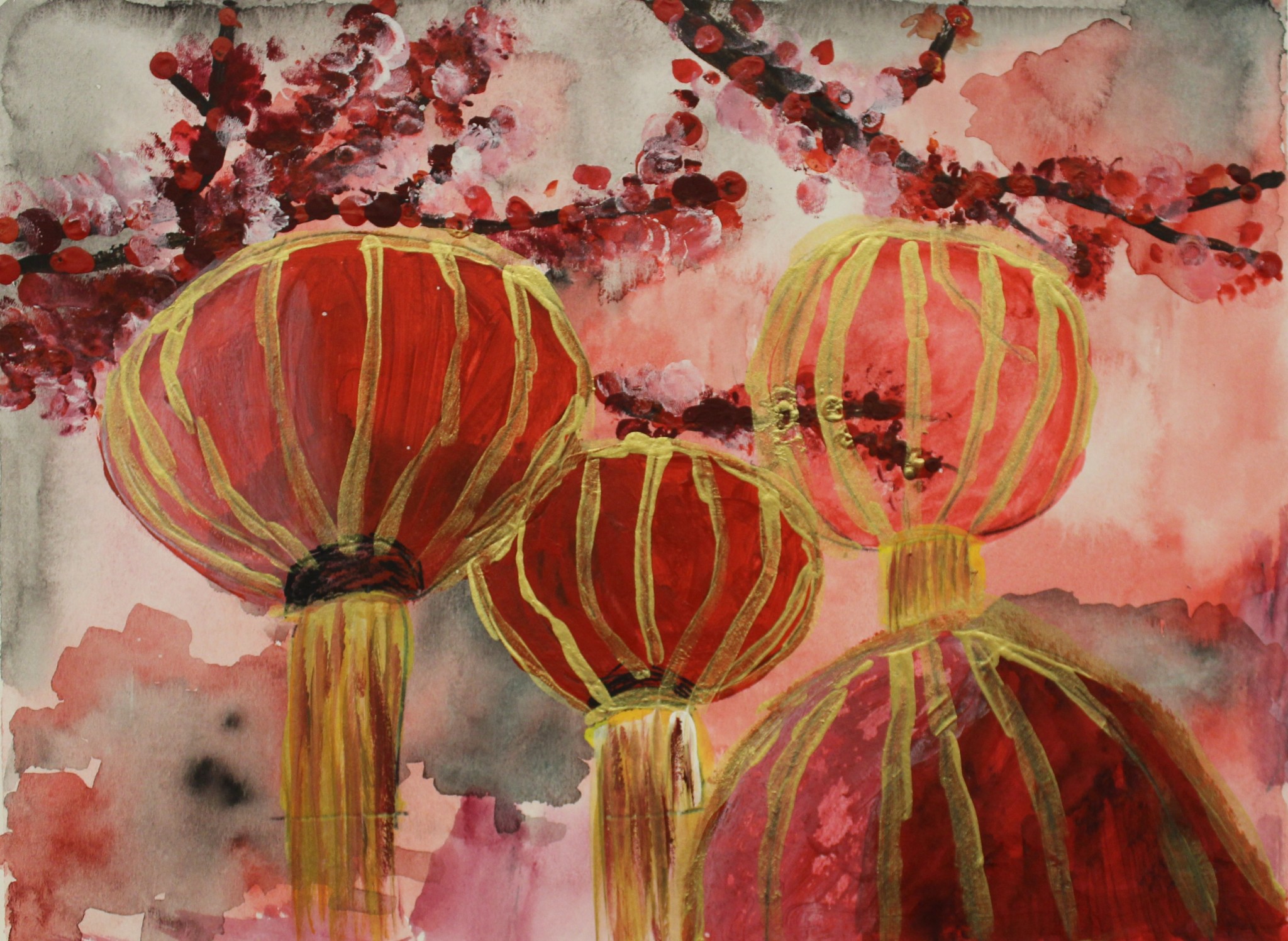 2048x1497 Japanese Friendship Heart Gallery - Japanese Acrylic Painting