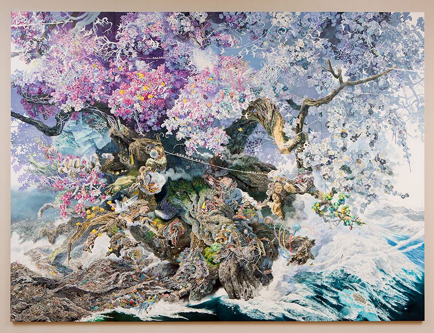 880x676 Japanese Artist Worked 10 Hoursday For 3.5 Years To Create His - Japanese Art Painting