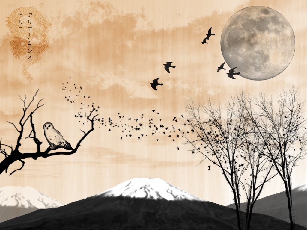 1024x768 Japanese Painting By Trinifellah - Japanese Art Painting