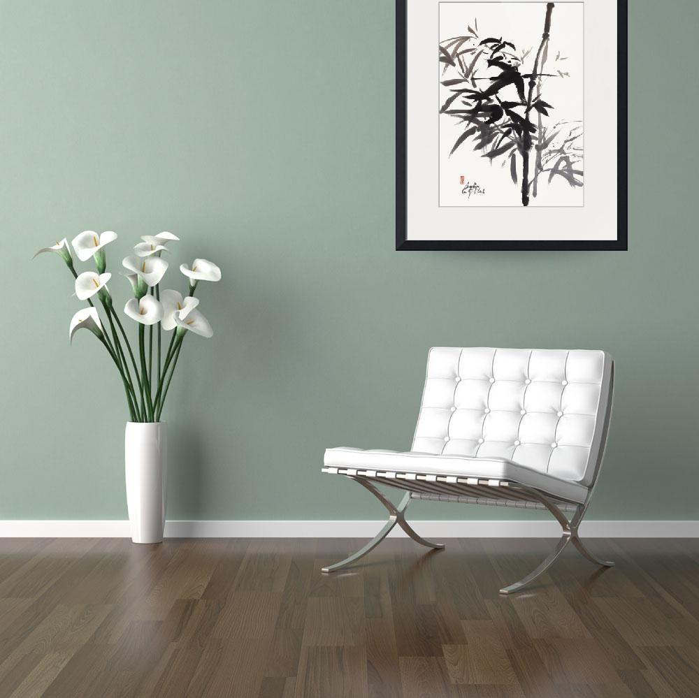 1000x999 Stunning Japanese Bamboo Paintings Watercolor Painting - Japanese Bamboo Painting