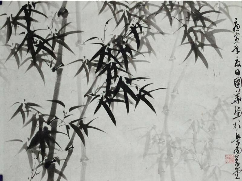 800x600 Chinese Bamboo Painting 2632004, 50cm X X - Japanese Bamboo Painting