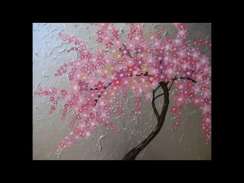 480x360 Cherry Blossom Painting By Painted Fingers - Japanese Blossom Painting