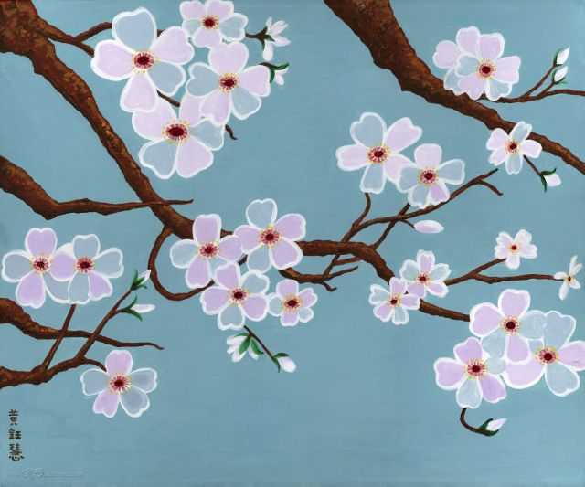 640x533 Category 1 - Japanese Blossom Tree Painting