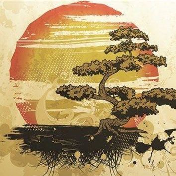 354x354 Shop Bonsai Tree Art On Wanelo - Japanese Bonsai Tree Painting