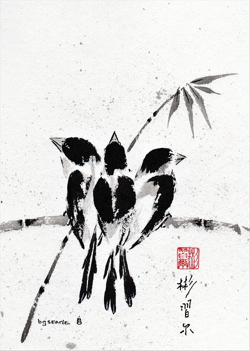 500x700 105 Best Bgsearle Images On Chinese Brush, Rice Paper - Japanese Brush Painting