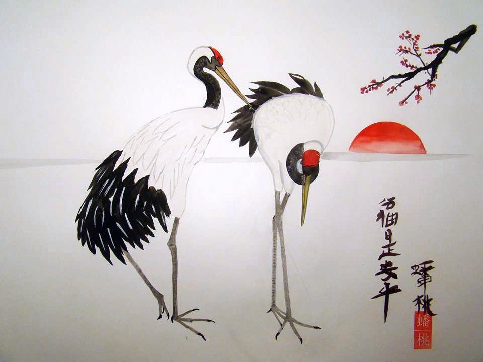 960x720 Veronique Renard - Japanese Brush Painting